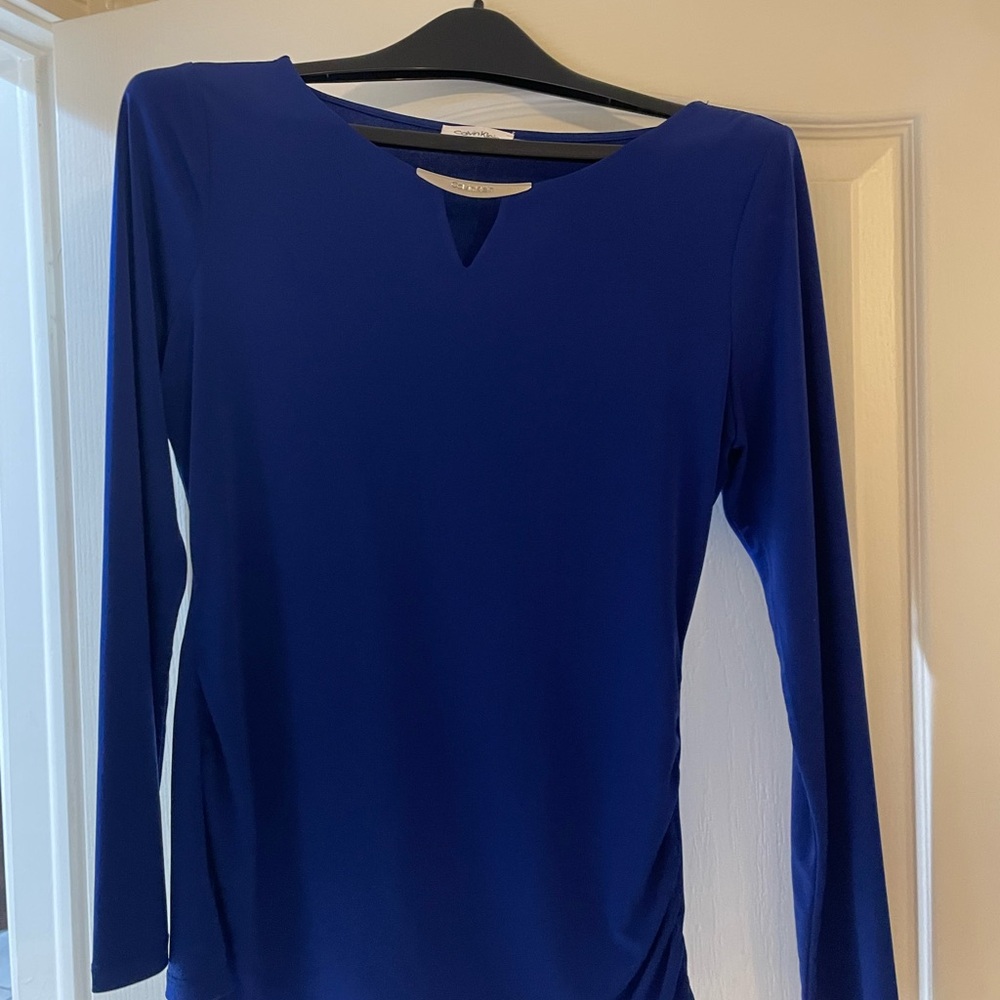 Calvin Klein Royal Blue Long Sleeve Top